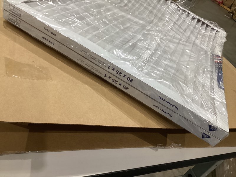 Condition photo showing As Is for item incomplete)))))bnx trufilter 10x10x1 air filter merv 13 (6-pack) - made in usa - electrostatic pleated air conditioner hvac ac furnace filters for allergies, pollen, mold, bacteria, smoke, allergen, mpr 1900 fpr 10 10x10x1 6-pack
