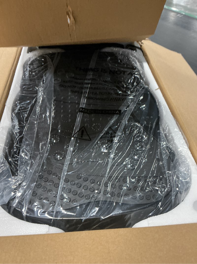 Condition photo showing New/Like New for vibration plate exercise machine, 130 levels full body workout vibrating plate for lymphatic drainage weight loss, 450 lbs capacity shake platform with resistance bands bluetooth for women men