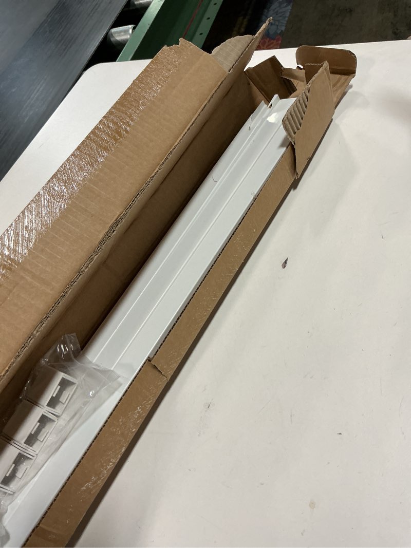 Condition photo showing As Is for 236in cord hider kit, cord covers for wires on wall, long, large, cord hider for wall mount tv, paintable cable raceway, tv cable hider wall kit, wire covers for cords,6x(l39.4in w0.95in h0.5in) white 6 x l39.4in