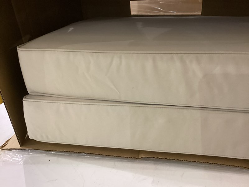 this is a classic accessories montlake fadesafe water-resistant outdoor seat cushion in antique beige. 