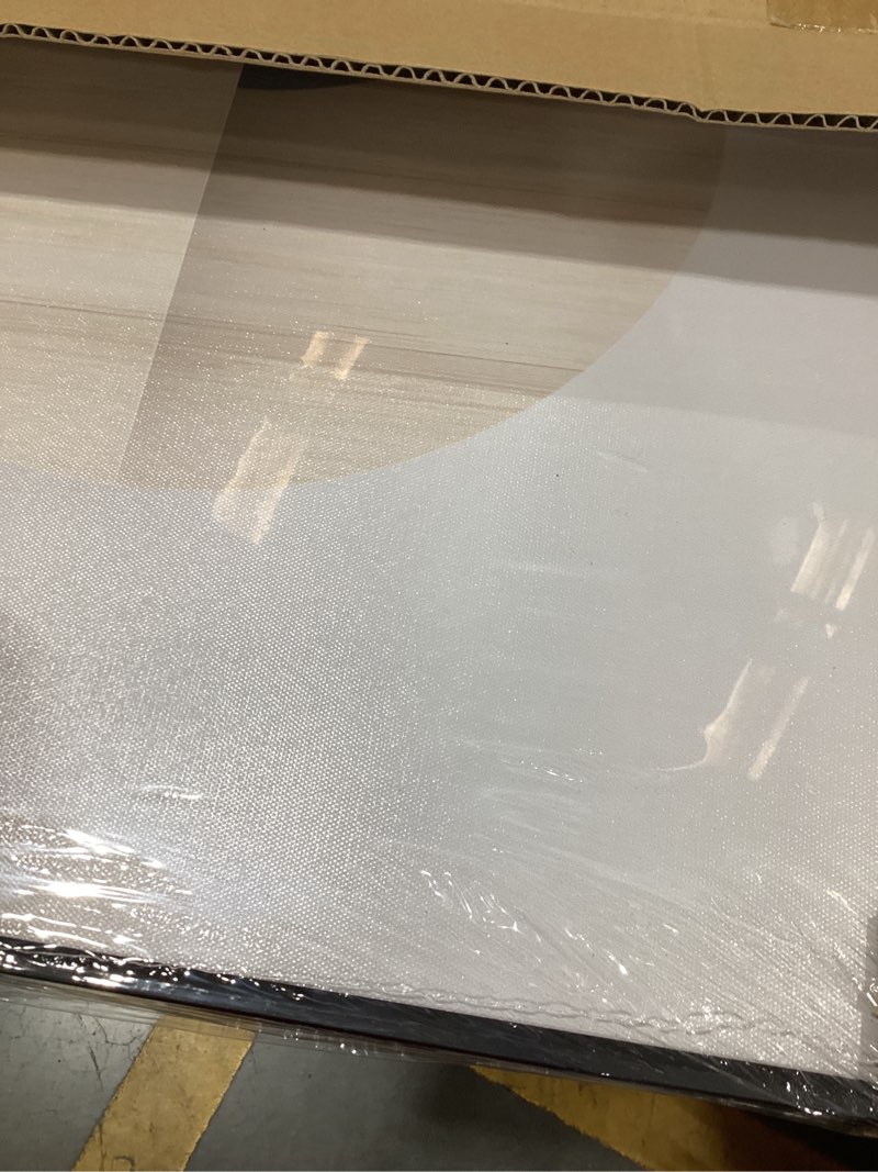 Condition photo showing New/Like New for MPLONG 3 Pieces Framed Wall Art Canvas Print Set Minimalist Medieval Geometric Circle Abstract Illustration Modern Decor Multicolor Living Room Bedroom Office 20"x 28"x 3 Panels 20" X 28" X 3 pieces Blue