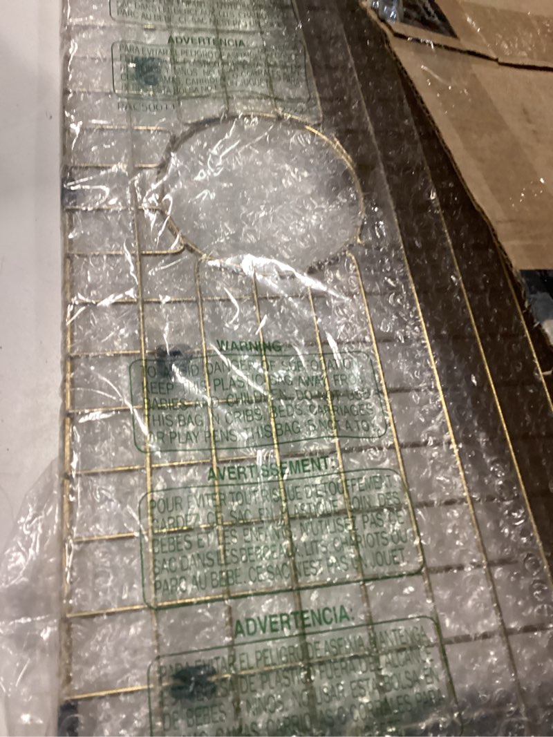 Condition photo showing Good Condition for starstar sinks protector matte gold 304 stainless steel kitchen sink bottom grid, rack (25 l x 15 w)
