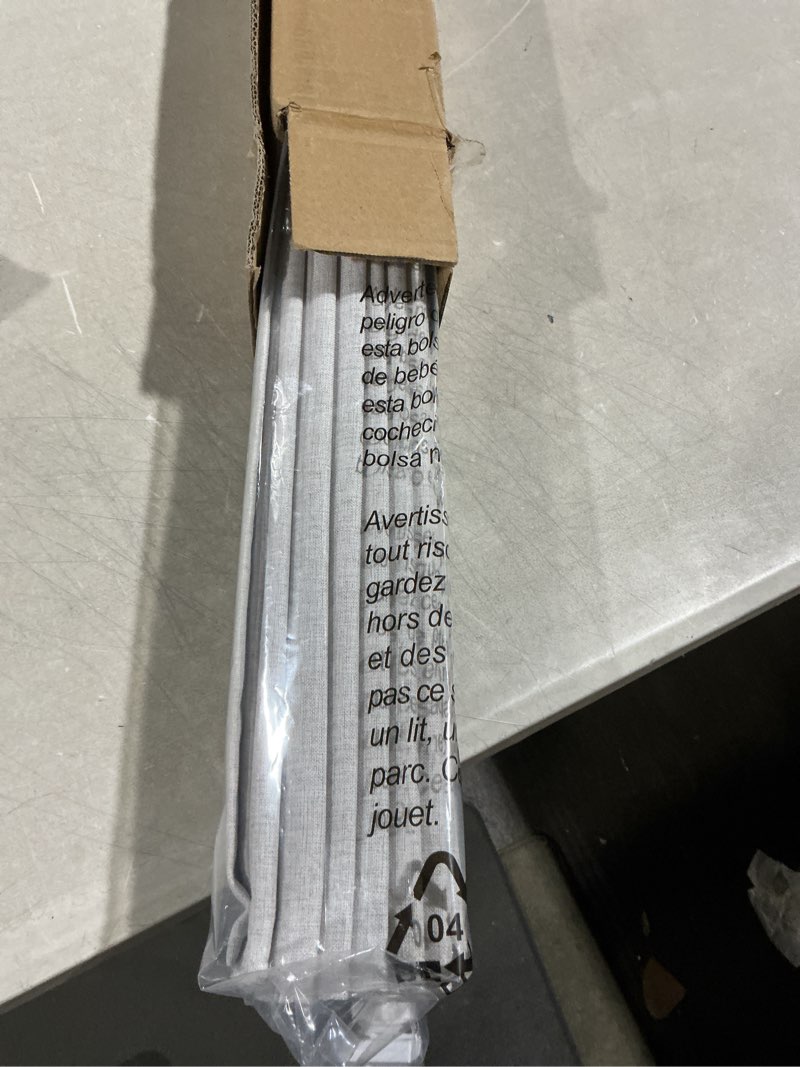 Condition photo showing Good Condition for lazblinds no drill roman shades for windows, cordless blackout window shades with uv protection, polyester fabric for bedroom & living room, 32" w x 64" h, natural blackout - faux linen - natural 32"w x 64"h