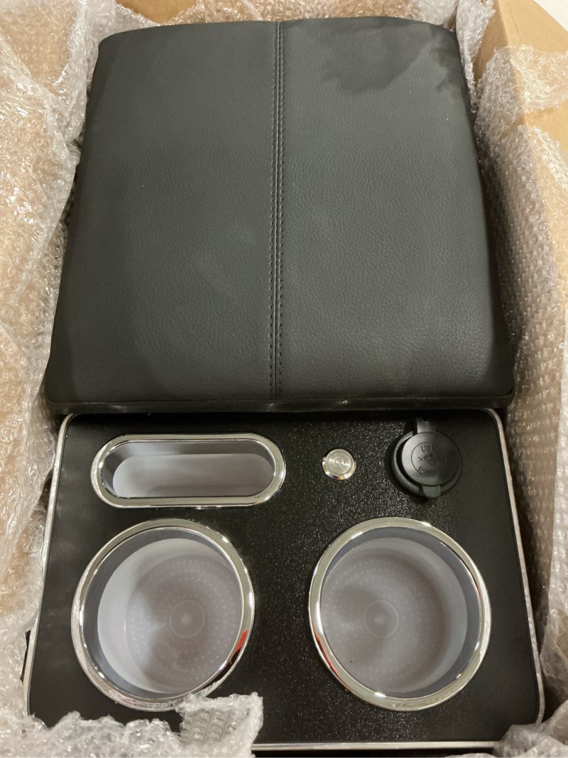 Condition photo showing Good Condition for Upgrade Center Console Organizer with Cup Holder& Phone Holder for Car & Van & Truck Floor Cab Back 