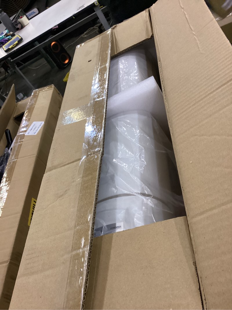 Condition photo showing As Is for Humidifier Large Room,2.4Gal Cool Mist Humidifiers for Bedroom 9L High Capacity 24dB Quiet Air Humificador fit Removable Water Tank 360° Adjustable, Top Fill & Easy Clean with Remote Control