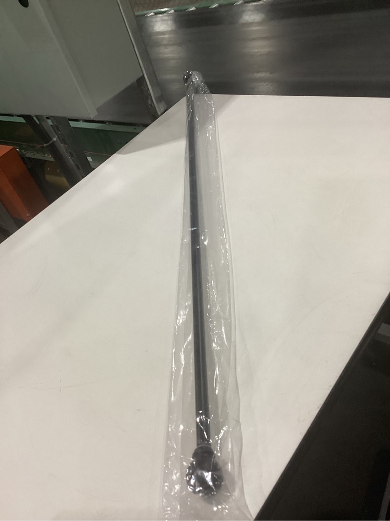 Condition photo showing New/Like New for Kenney Chelsea Ball End Window Curtain Rod - Adjustable for Windows 48 to 86 Inches, Extendable Set, Black 1-Pack 48-86" Black