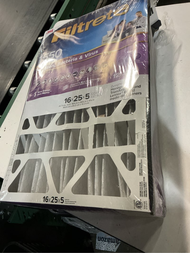 Condition photo showing Good Condition for filtrete ndp01-5in-2 16x25 x 5 in. ultra allergen reduction deep pleated air filter - quantity 1