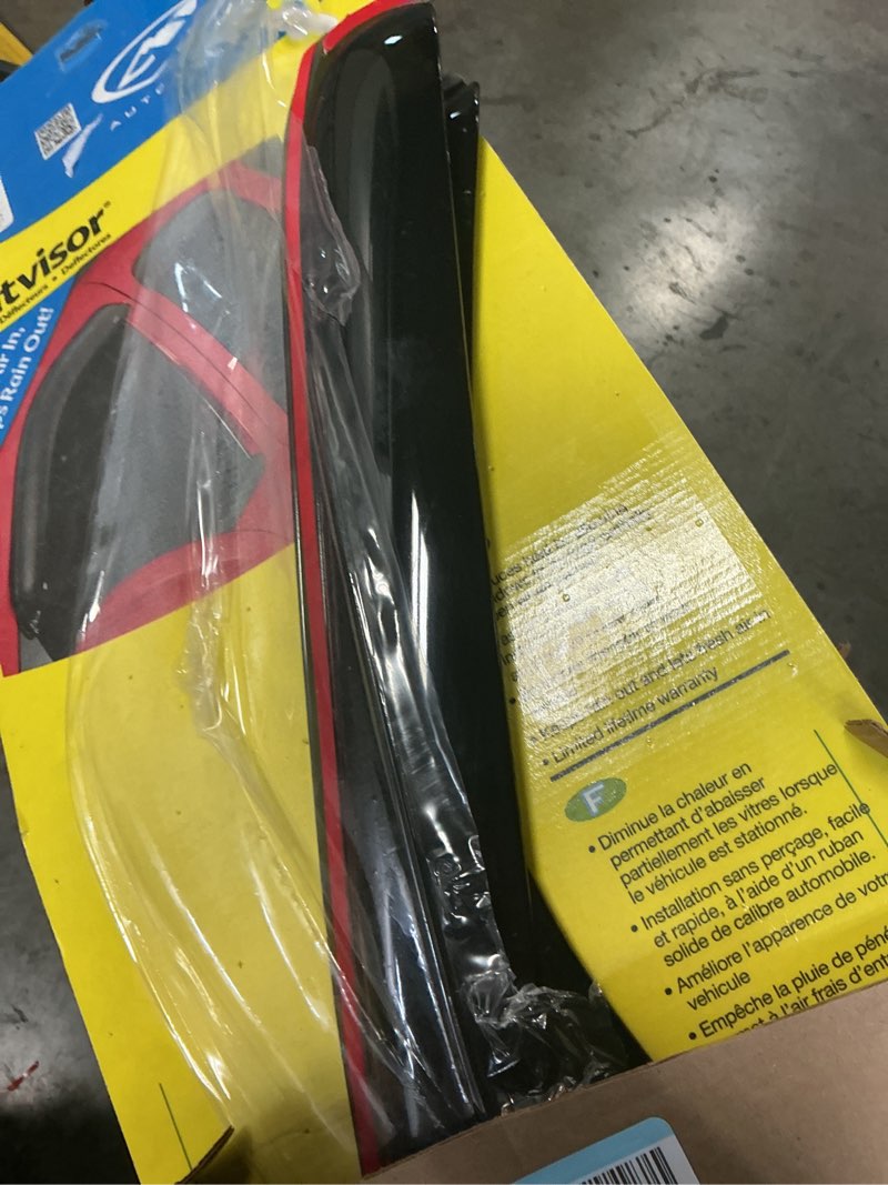 Condition photo showing As Is for Auto Ventshade [AVS] Outside Mount Ventvisor | 1993 - 2011 Ford Ranger, 1994 - 2010 Mazda B2300/B4000, 1994 - 2008 Mazda B3000 Standard Cab- Smoke, 2 pc. | 92083