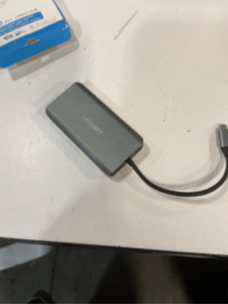 Condition photo showing Good Condition for lasuney triple display 10 in 1 usb type c hub with to 2 hdmi, displayport, pd3.0, ethernet, 3 usb ports, sd/tf, multiport adapter docking station dongle for laptop 10 in 1 grey