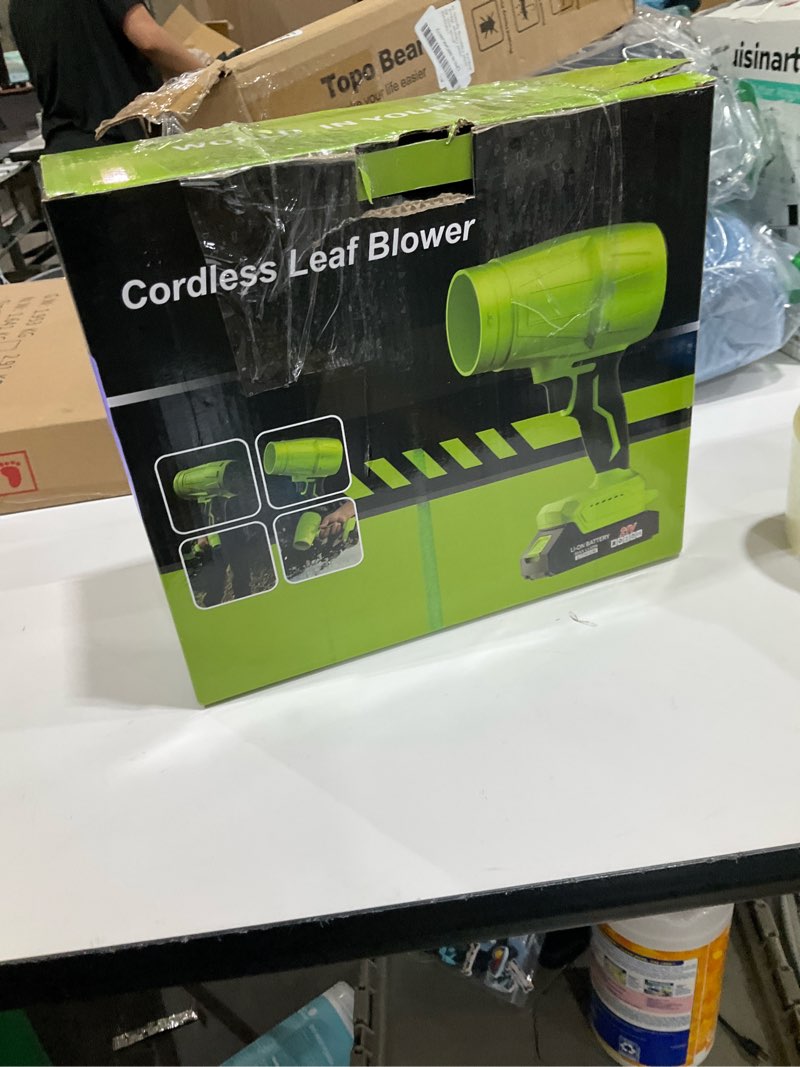 Condition photo showing Good Condition for cordless leaf blower