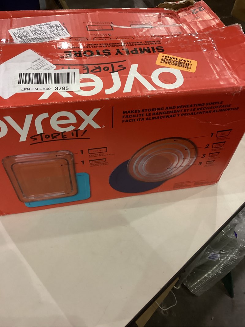 Pyrex  containers