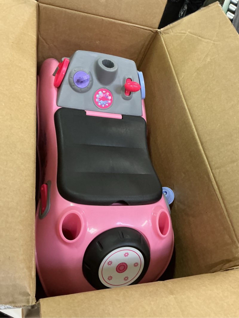 Condition photo showing Good Condition for Kids Car, Baby Toys for Kids, Toddler Toys 2-3, Radio Flyer Creativity Car: Pink Ride-On, for Ages 1-3 Years