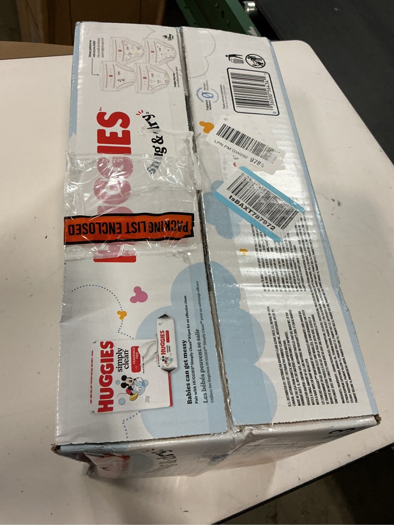 Condition photo showing New/Like New for huggies size 3 diapers, snug & dry baby diapers, size 3 (16-28 lbs), 104 count, packaging may vary size 3 104