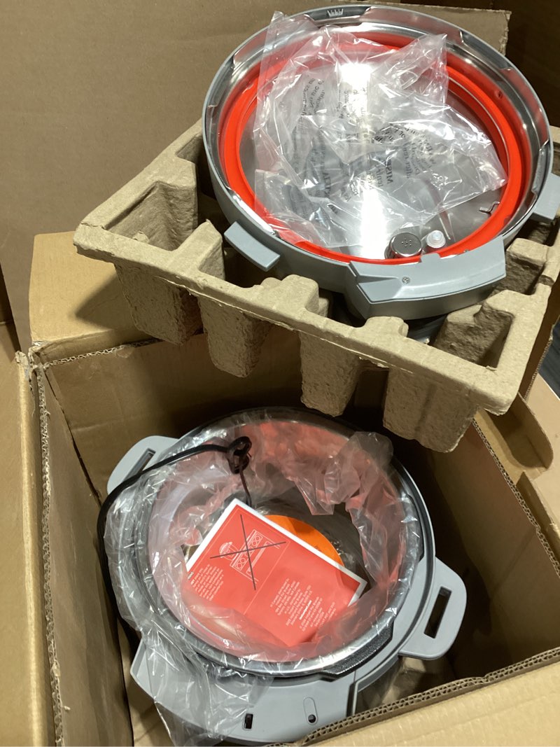 Condition photo showing Good Condition for Instant Pot, 8-Quart Whisper Quiet 9-in-1 Electric Pressure Cooker, Slow Rice Cooker, Steamer, Sauté, Yogurt Maker, Warmer & Sterilizer, App With Over 800 Recipes, Stainless Steel, Duo Plus 8 Quarts
