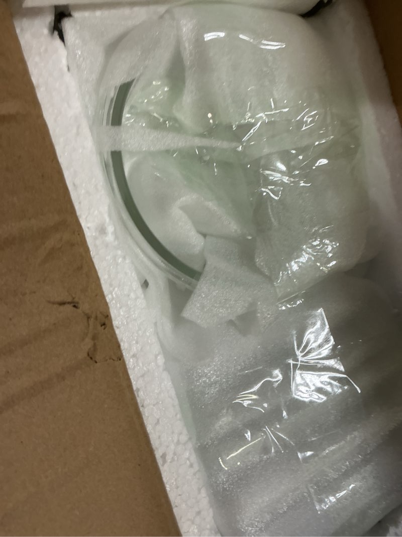 Condition photo showing New/Like New for GDCZ Glass Raised Cat or Small Dog Bowls with Heighten Metal Stand and Non Slip Bottom for Pet Food and Water Dishes,18 Ounces Transparent