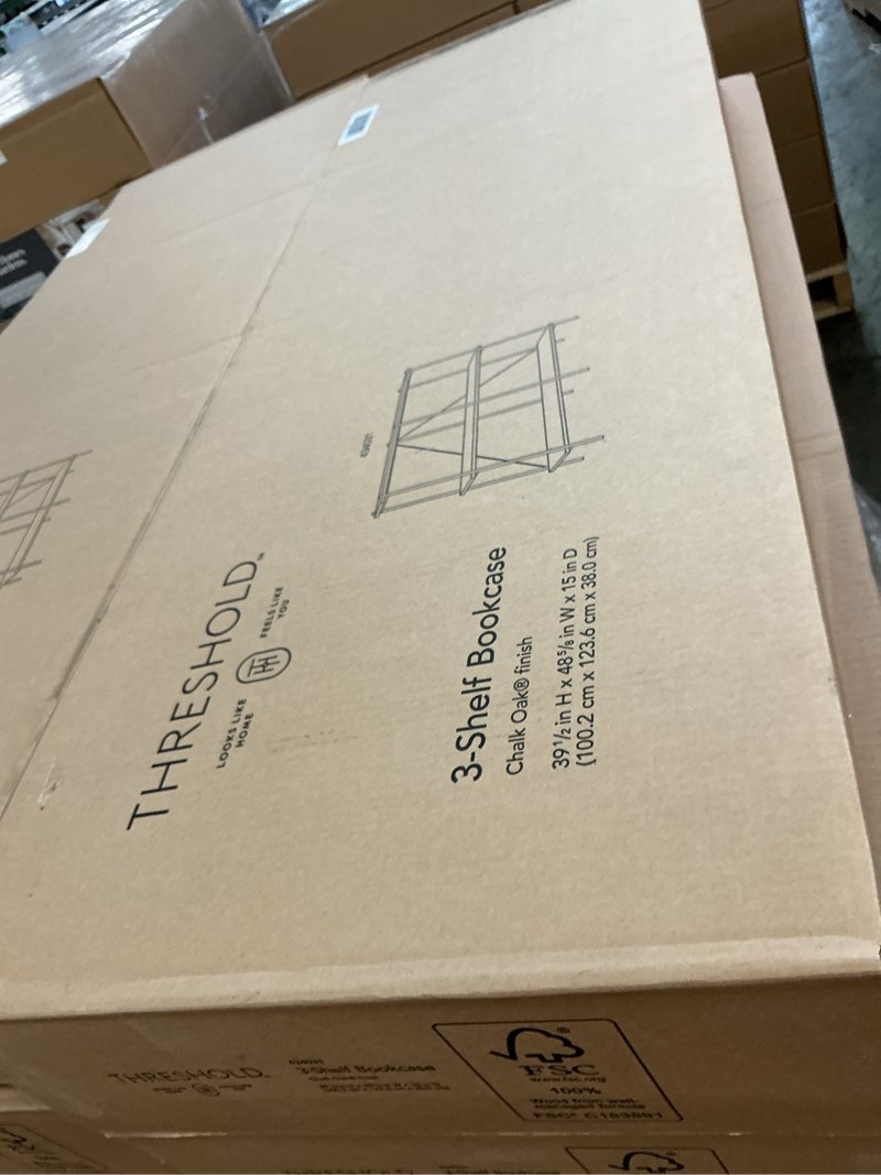 Condition photo showing New/Like New for 39.45" elowen 3 shelf bookcase - threshold™