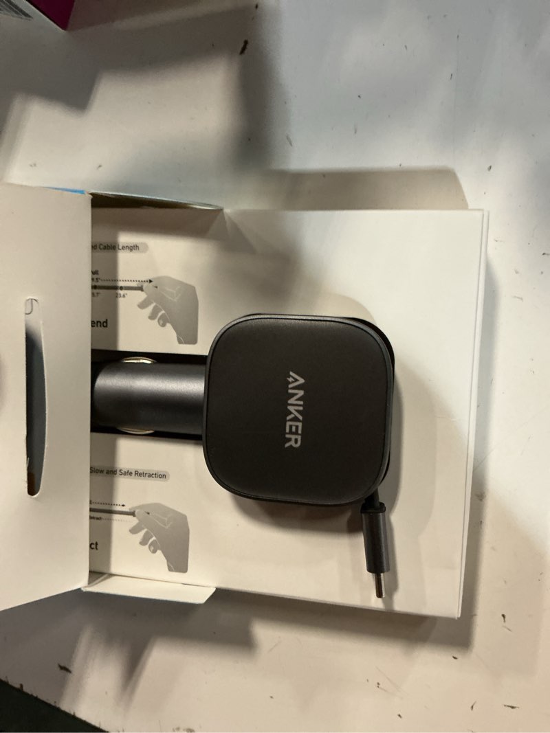 Condition photo showing Good Condition for anker 75w retractable car charger