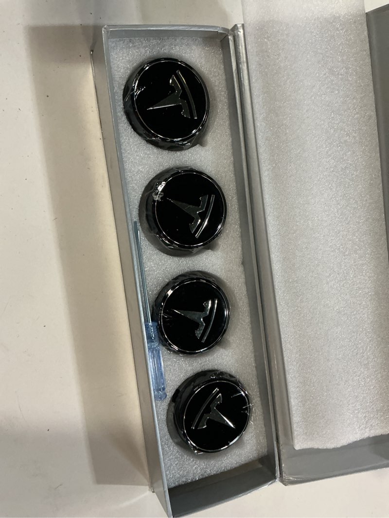 Condition photo showing Good Condition for magnetic levitation floating led wheel center caps for tesla model 3y (4pcs, blue light)