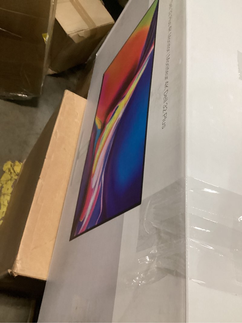 Condition photo showing As Is for Dell 32 Plus 4K Monitor - S3225QS - 31.5-inch 4K (3840 x 2160) up to 120Hz 16:9 Display, VA Panel, AMD FreeSync Premium, 99% sRGB, 95% DCI-P3, 1500:1 Contrast Ratio, Comfortview Plus - Ash White 32 Inches S3225QS HDMI