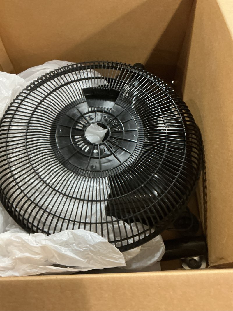 Condition photo showing As Is for BLACK+DECKER 16 Inches Stand Fan with Pedestal Base, Height Adjustable Pedestal Fan with Remote and Touch Control Panel, Free Standing Fan with 90-Degree Oscillating and 3-Speed Settings, Black