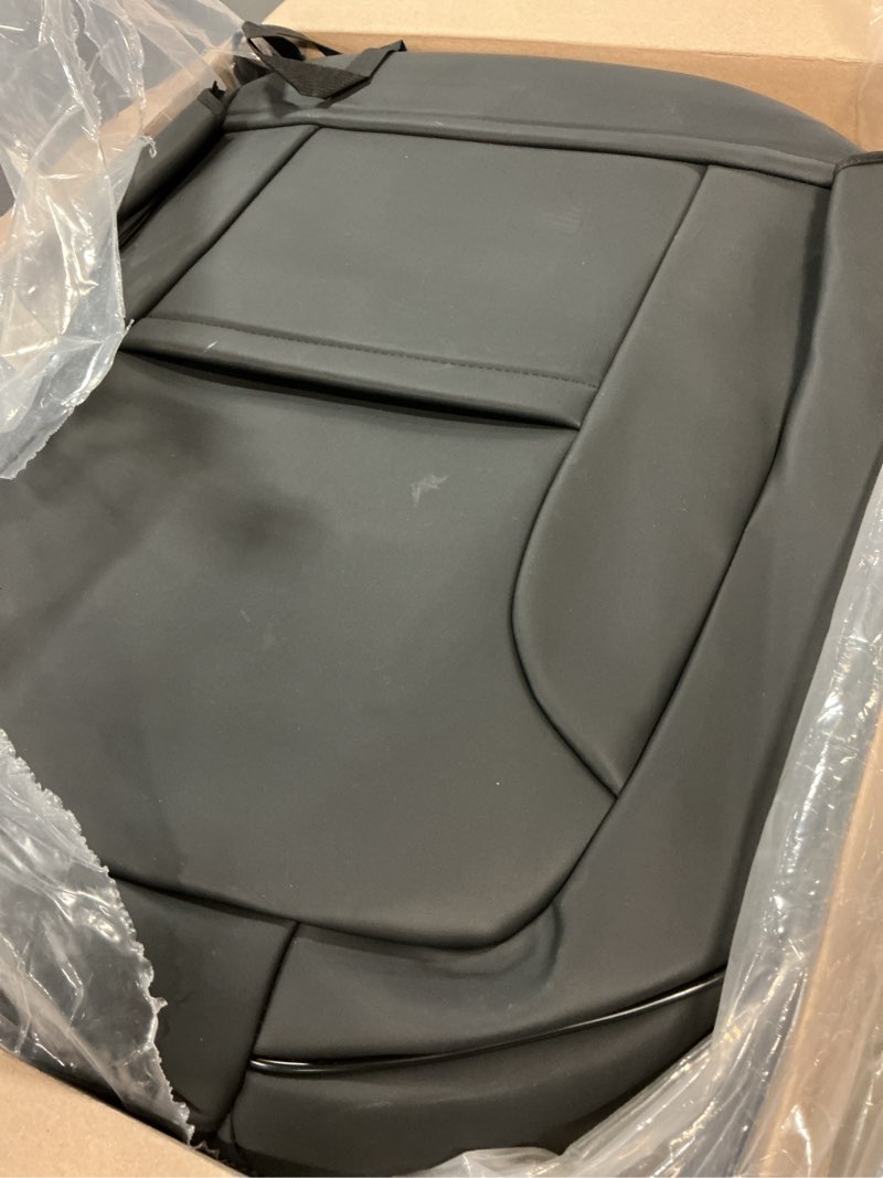 Condition photo showing Good Condition for Custom Fit Tacoma Seat Covers for Toyota Tacoma 2024 2025 2026 Double Cab SR,SR5,TRD Sport,TRD Off-Road,Limited (Gas Only) - Faux Leather 2-Row Full Set,(Black&Grey) Black&Grey 2024-2026 | Full Set | 4DR | Gas Only