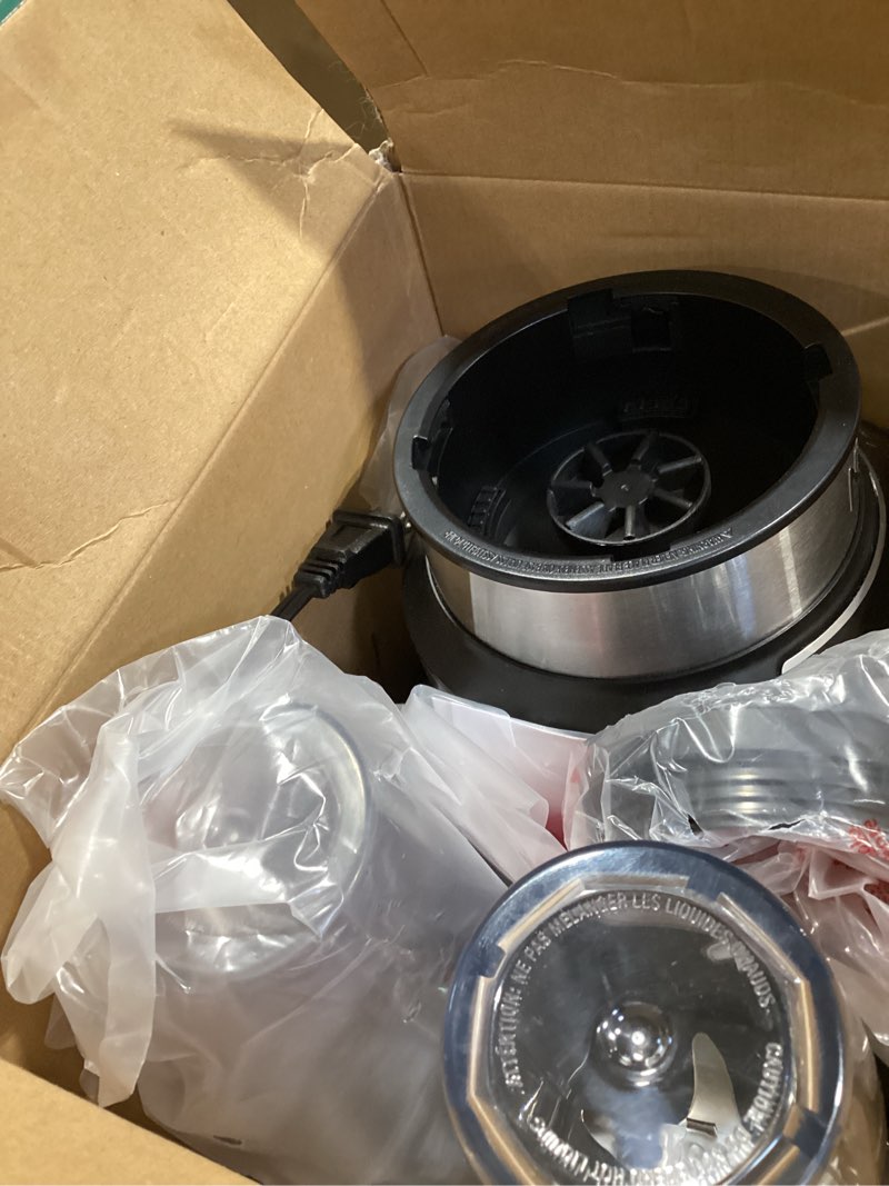 Condition photo showing Good Condition for ninja | blender | nutri pro | single serve | for smoothies, salsa, shakes and frozen drinks | includes 2 smoothie cups & lids | crushes ice, fruit & veggies |silver | bn401 auto blend 1000-peak-watts