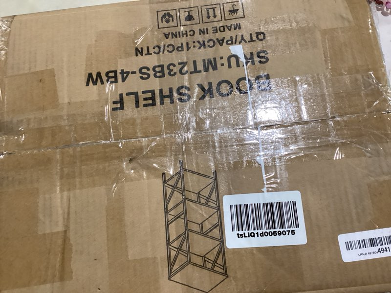 Condition photo showing Good Condition for 4 tier bookshelf 