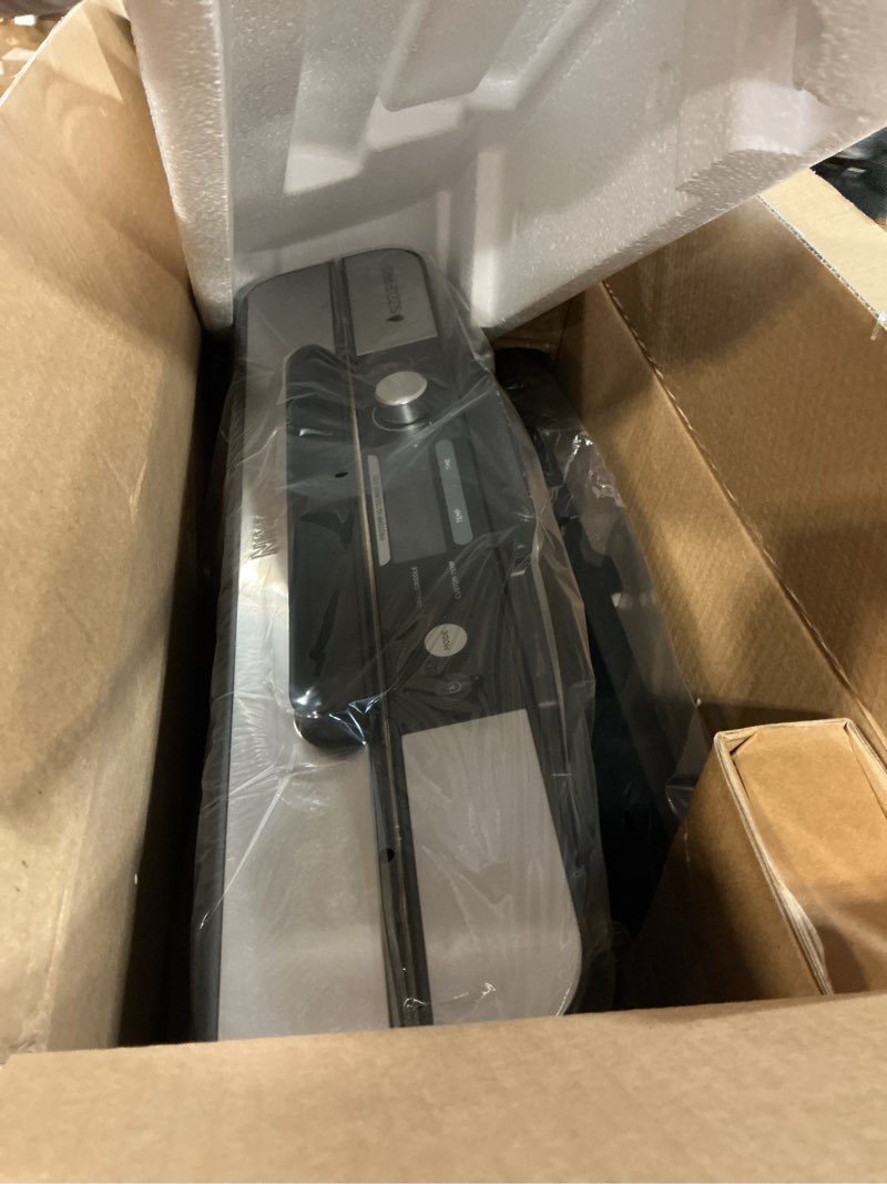 Condition photo showing Good Condition for ninja sizzle pro xl 20-inch indoor griddle + grill, detachable ventilated lid, grease control, ceramic nonstick plates, even edge cooking, extra large capacity, versatile, silver, gx101