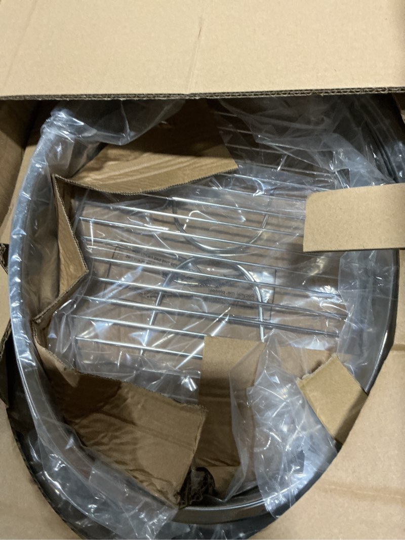 Condition photo showing Good Condition for (Similar to) NutriChef 14-Inch Stainless Steel Kitchen Roasting Pan with Polished Wire Rack - Versatile Baking Set for Turkey, Chicken, Meats, & More - Premium & Heavy Duty Roaster for Oven w/ Built-In Handles