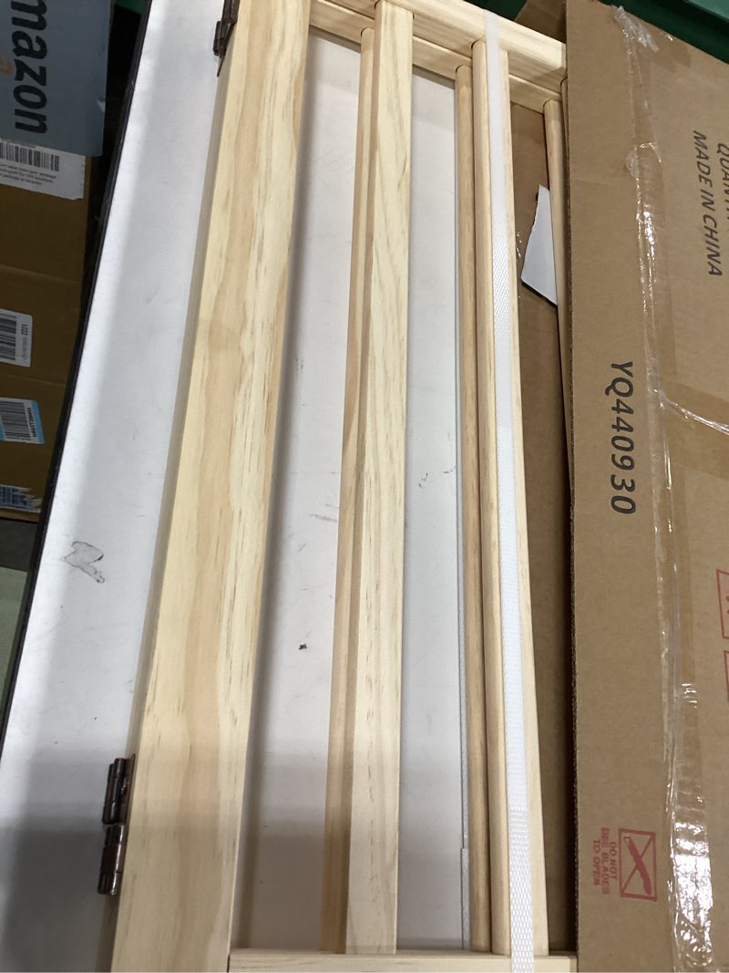 Condition photo showing Good Condition for YOCAN Paint-Free Wood FreeStanding Pet Gate for Dogs,Wooden Dog Gates for Doorways, Stairs,The House, Dog Fences Indoor Puppy Gate-2 Panel H:23” ?2 Panels?23.6"H