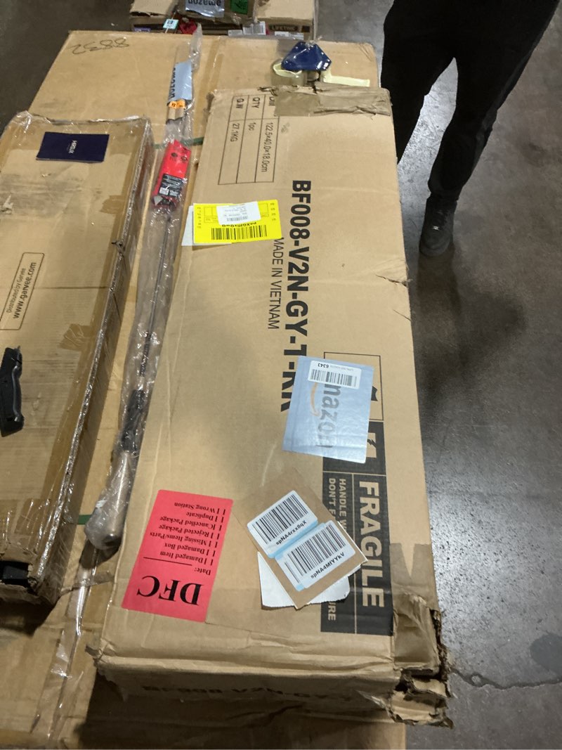 Condition photo showing Good Condition for Rolanstar Bed Frame Twin Size with Charging Station and LED Lights, Upholstered Headboard with Stora