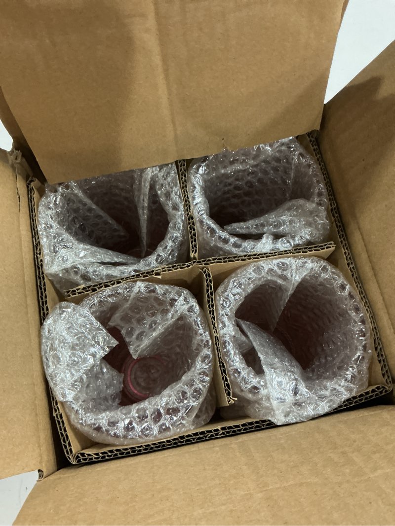 Condition photo showing New/Like New for creativeland drinking glasses,water drinking glass (pink, 15.5) pink 15.5 oz - set of 4