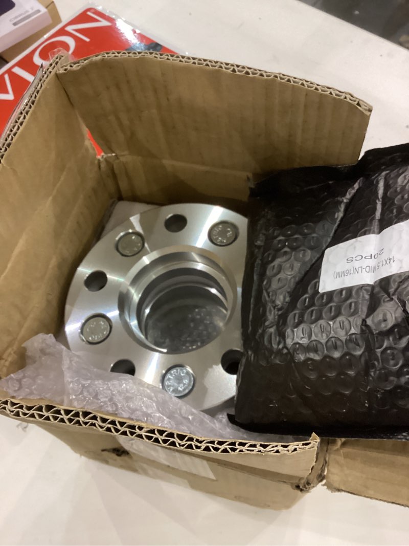 Condition photo showing Good Condition for Customadeonly 5x120 to 5x115 Wheel Adapters, 20mm Hubcentric Forged, Center Bore 74.1mm to 70.3mm (Hub to Wheel) Compatible for 5x115 Wheels On 5x120 Hubs (4pc M12x1.5) Spacers 20mm (4pc)