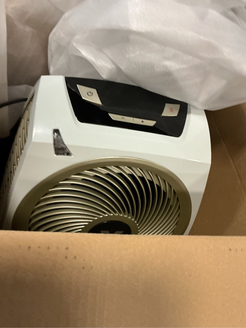 Condition photo showing Good Condition for Vornado AVH10 (2025) Space Heater for Home, Fan Only Option, Digital Display with Adjustable Thermostat, Advanced Safety Features, Auto Climate Control, Whole Room Electric Heater for Indoors, White AVH10 (2025 Model)