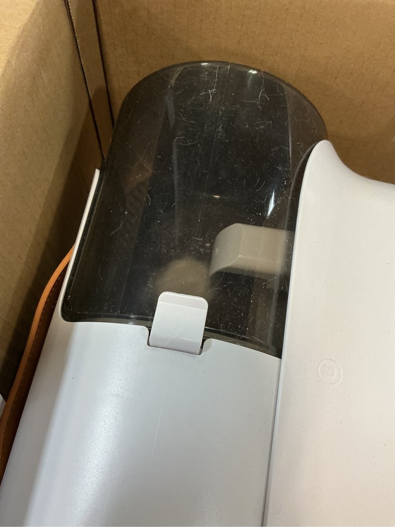 Condition photo showing As Is for airrobo dog grooming vacuum kit,12000pa strong pet vacuum for shedding,grooming hai,quiet,pg100,2l large capacity white