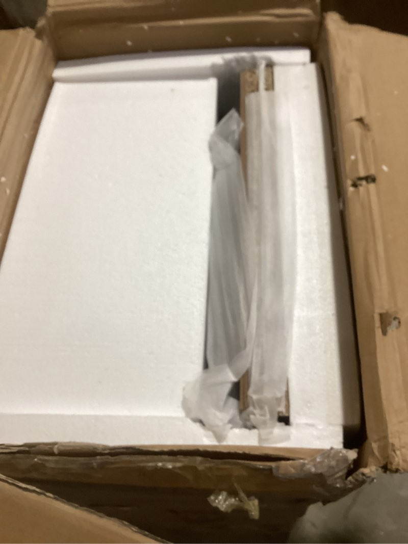 Condition photo showing New/Like New for Garvee Tall Kitchen Pantry Cabinet, 70" Pantry Storage Cabinet with Countertop, Fluted Kitchen Hutch Cabinets with Doors and Drawer, Freestanding Cupboard for Dining Room, Living Room, Black