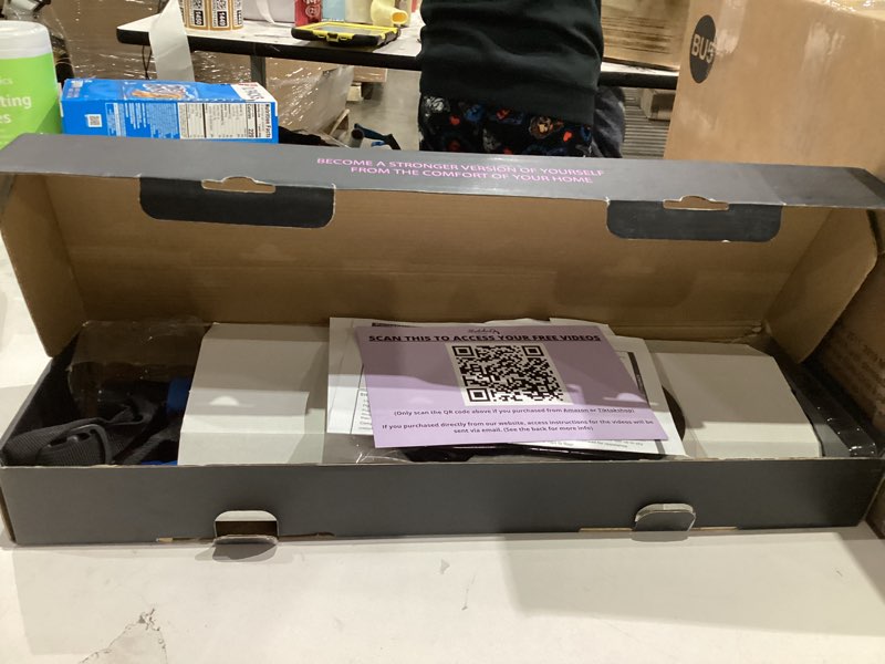 Condition photo showing As Is for Stretched Fusion Pilates Bar Kit with Resistance Band for Home Workouts | Multifunctional Home Pilates Kit Set for Women & Men | Workout Bar for Legs, Hip, Waist and Arm, Includes 3 Bonuses