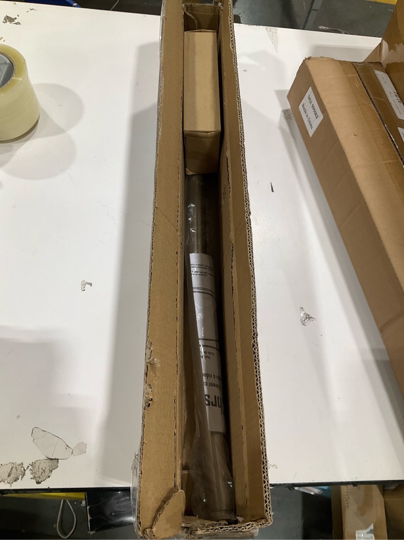 Condition photo showing Good Condition for adjustable 30-45 inches curved shower curtain rod, premium stainless steel rustproof shower rod for bathroom, need to drill, silver silver 30-45 inches