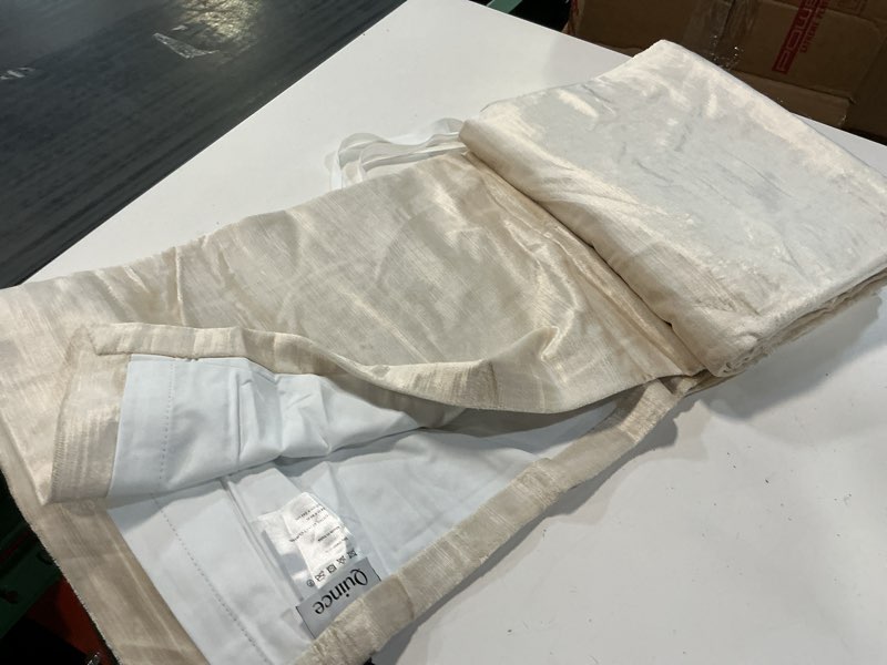Condition photo showing Good Condition for luster velvet room darkening curtain - single panel 48”x96”