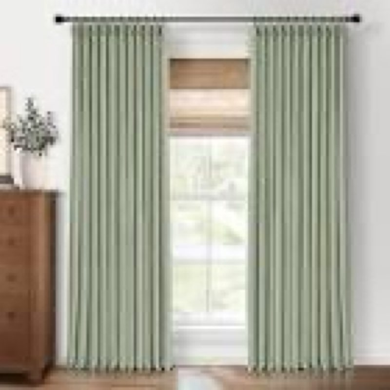 capaloca pinch pleated curtains blackout, linen blackout curtains 96 inches long 2 panels set for be