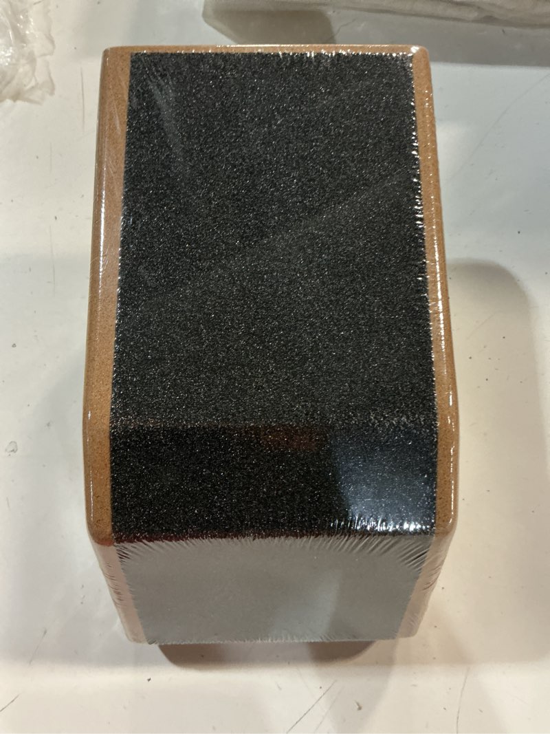 Condition photo showing Good Condition for squat wedge block cork 2 pack - non slip heel elevated wedge and calf raise block - slant board for squats to avoid muscle strain