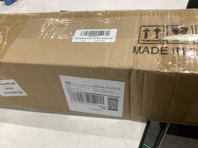 Condition photo showing Good Condition for 2Pcs 28" Artificial Palm Trees in Pot - Faux Areca Plants for Indoor & Outdoor Decor, Perfect for Home, Office, Living Room, Kitchen, Balcony | Ideal Housewarming Gift