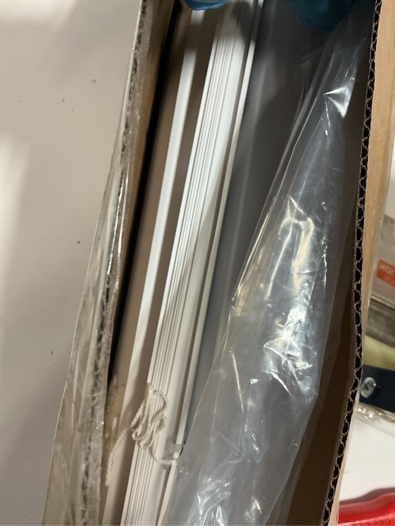 Condition photo showing As Is for 71 inch Retractable Baby Gates, EZIGO Extra Wide Baby Gate for Large Opening Extra Long Mesh Gate for Kids or Pet Dog Gate Child Safety Gate for Stairs Hallways Doorway Indoor Outdoor, White White 34'' X 71''