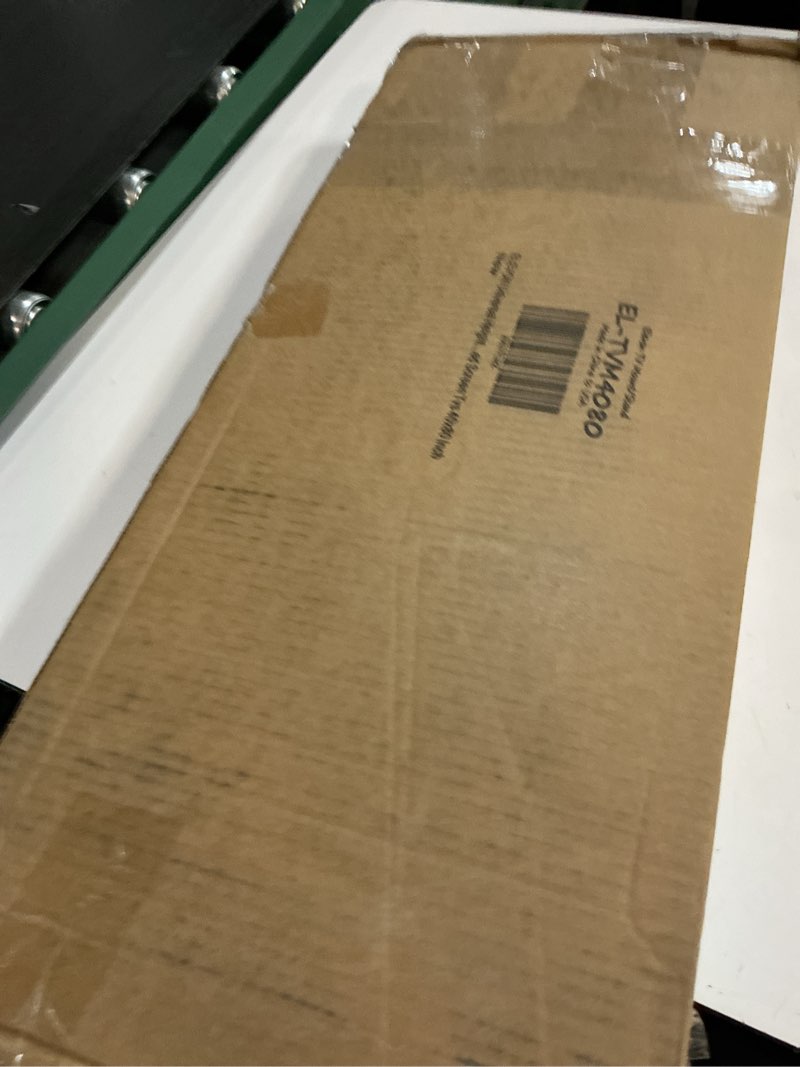 Condition photo showing New/Like New for Universal 26-80" Tabletop TV Stand, 88 lb Steel & 8 mm Glass Base, 6-Level Height Snap, 10-Min No-Drill Install, VESA 100×100-400×400 mm