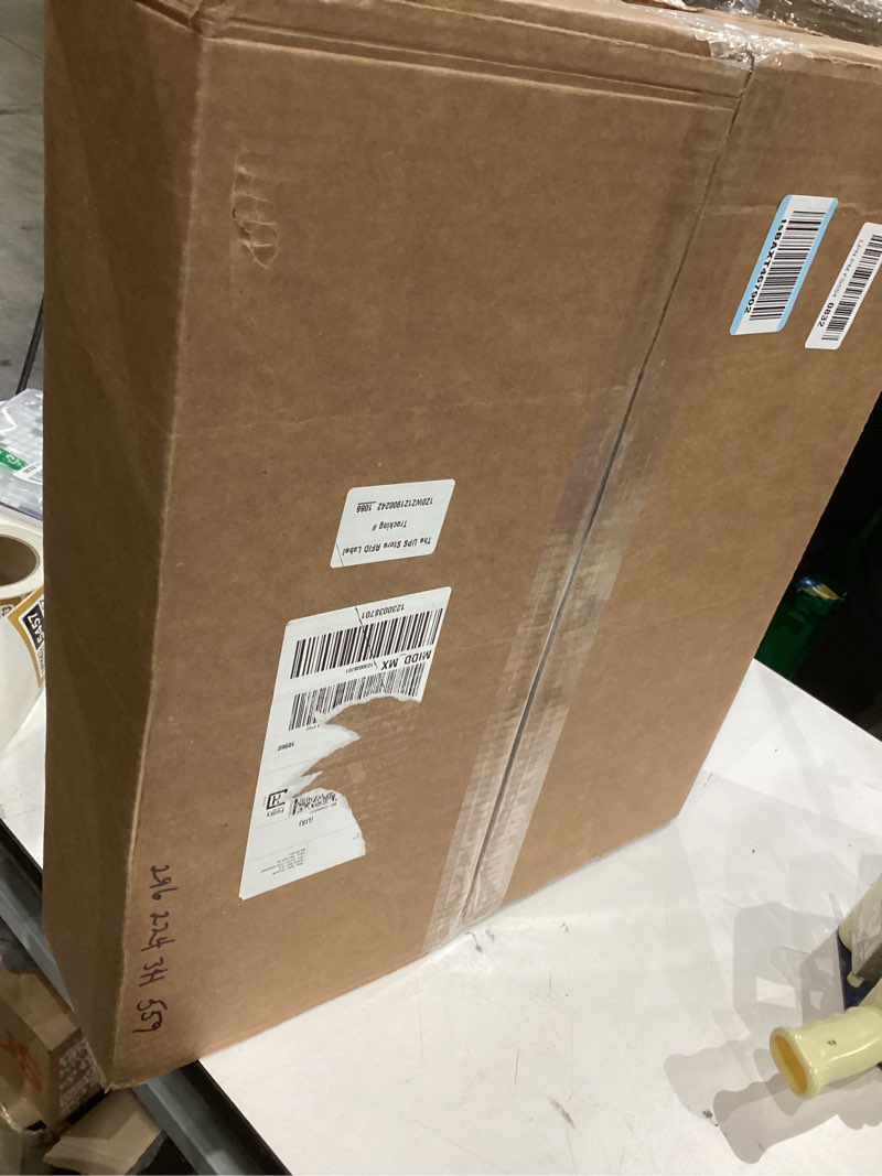 Condition photo showing As Is for KittyGoHere Senior Cat Litter Box 1 Pack, Large Blue Low Entrance Kitty Litter Box, Sized for Cats Comfort, Perfect for Senior and Arthritic Cats, Made in USA Large Little Boy Blue