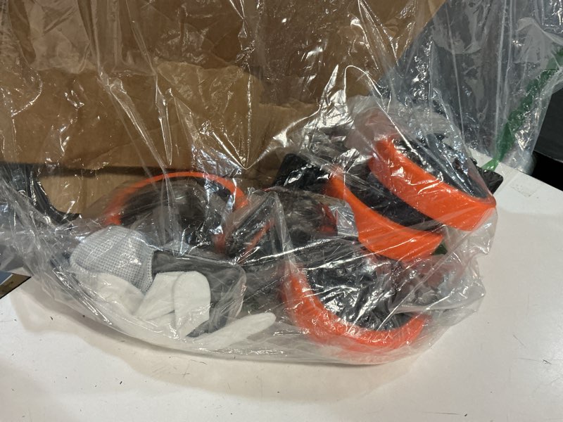 Condition photo showing Good Condition for 5 inch casters wheels, heavy duty casters set of 4 load 2400lbs with brake, locking swivel plate caster, industrial castor wheels for carts,furniture and workbench(free screws and spanner) orange 5 inch