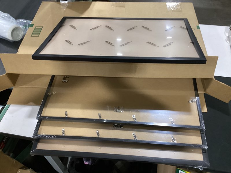 Condition photo showing Good Condition for 14x22 picture frame set of 4, black 14 x 22 frame high transparent wall gallery poster canvas photo frames for 14 by 22 inches black 14x22