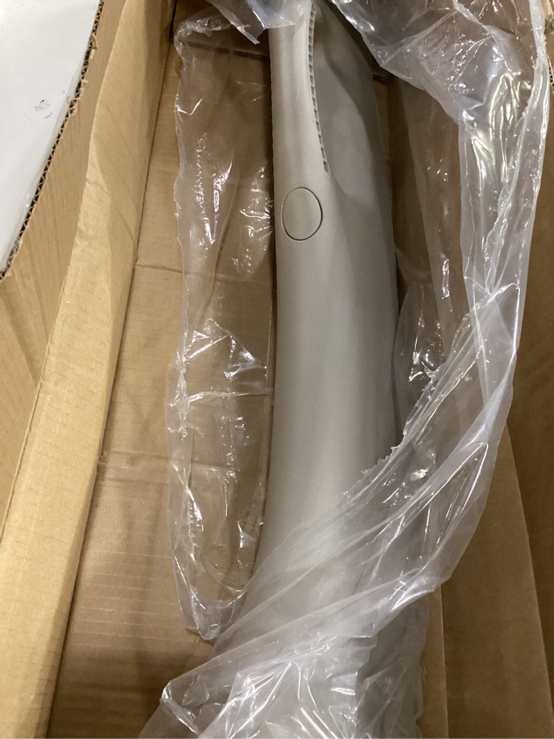 Condition photo showing Good Condition for hecasa front left a pillar grab handle molding trim fits 2002-2010 dodge ram 1500 2500 3500 pickup truck replacement for 1te75bd1aa 5gr29tl2af driver side windshield post interior trim beige
