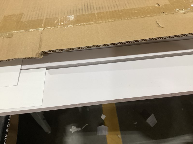 Condition photo showing New/Like New for Waterproof Radiator Cover Cabinet, White Louvered Heating Heater Covers for Radiators Shelf with Top for Home Living Office Hide Cluttered Pipes Decor(31.5 Lx27.6 Hx7.9 D) 31.5Lx27.6Hx7.9D/80x70x20cm