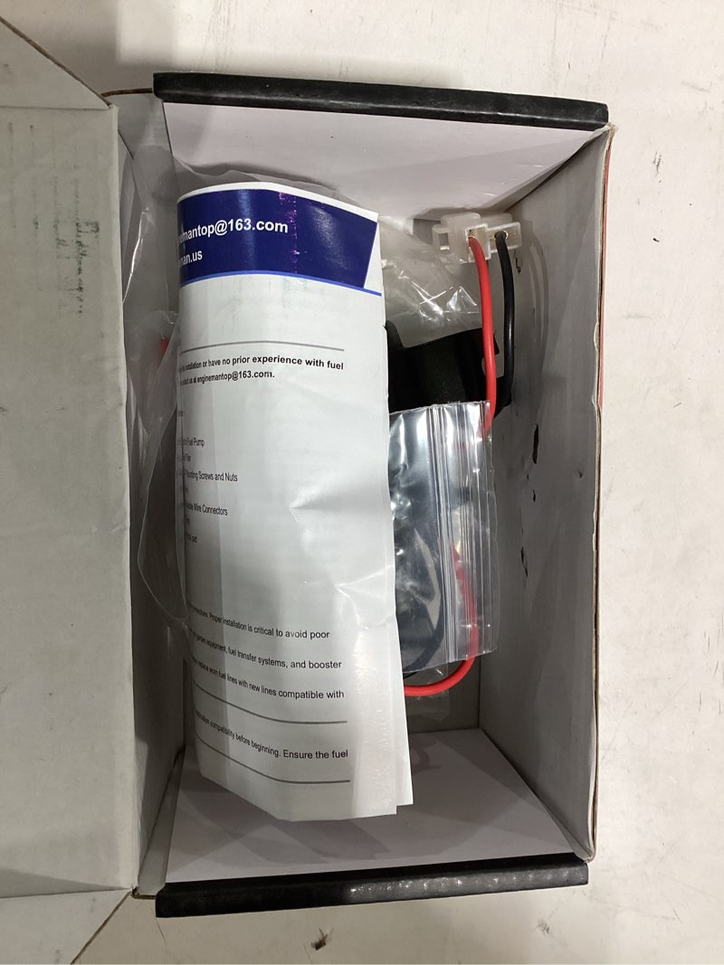 Condition photo showing Good Condition for electric fuel pump 12v electric transfer for universal low pressure gas diesel fuel pump 3-6psi hep-02a for lawn mower carburetor cars trucks boats 3-6 psi hep-02a